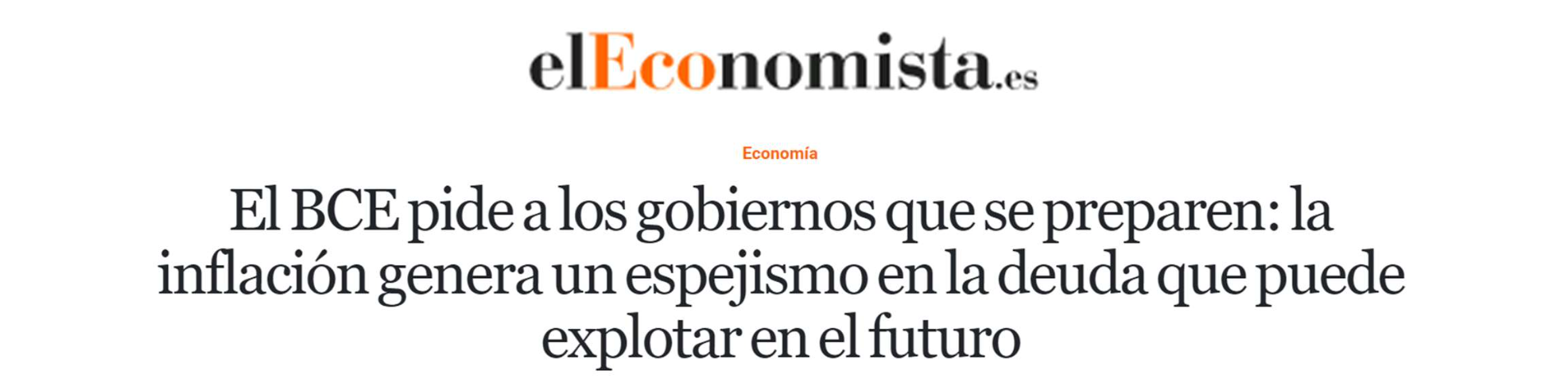 Noticia publicada en elEconomista.es